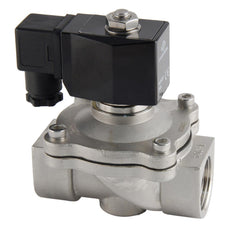 Electroválvula DF-SA 1'' acero inoxidable FKM 0-6bar 12V CC