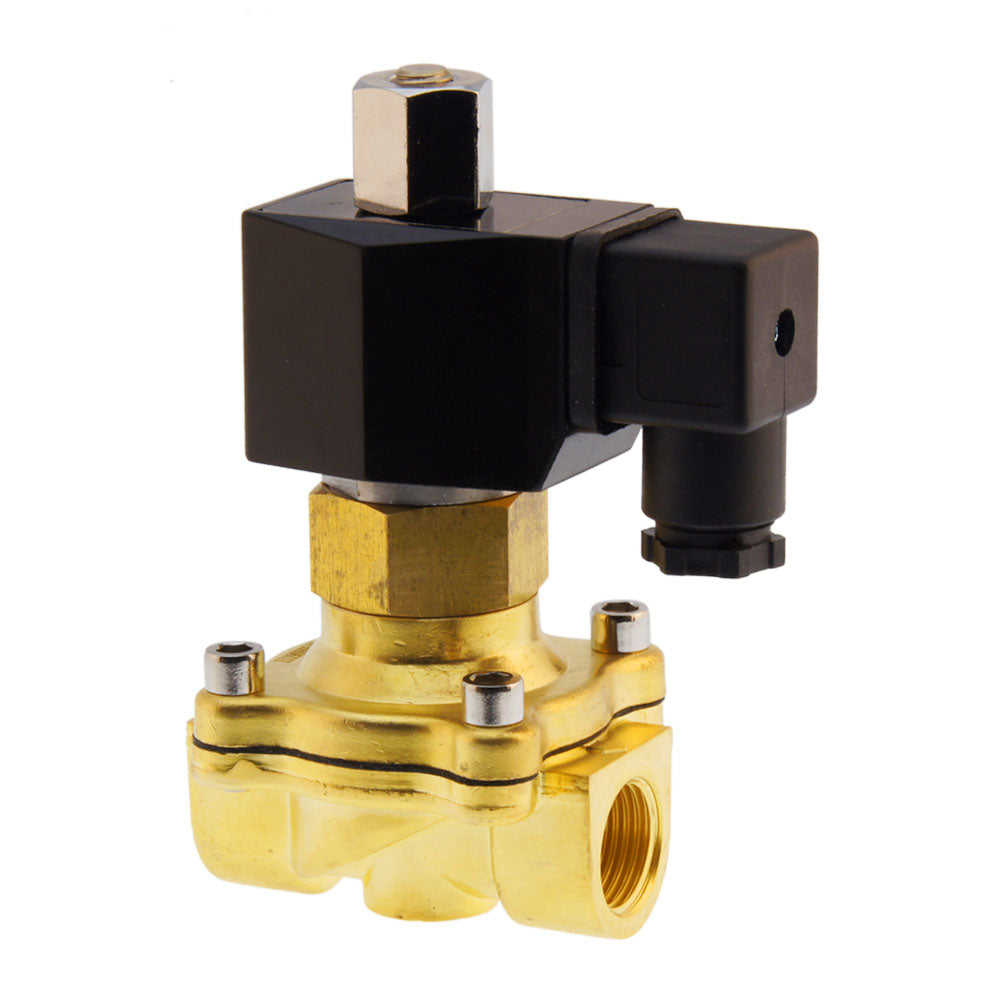 Electroválvula DF-SB 1/2'' NO latón FKM 0-5bar 230V AC