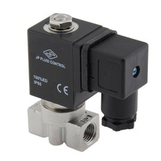 Electroválvula HP-DA 1/4'' Alta Presión Acero Inoxidable PTFE 4-100bar 230V AC