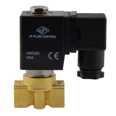 Electroválvula HP-DA 1/4'' Latón Alta Presión PTFE 4-100bar 230V AC