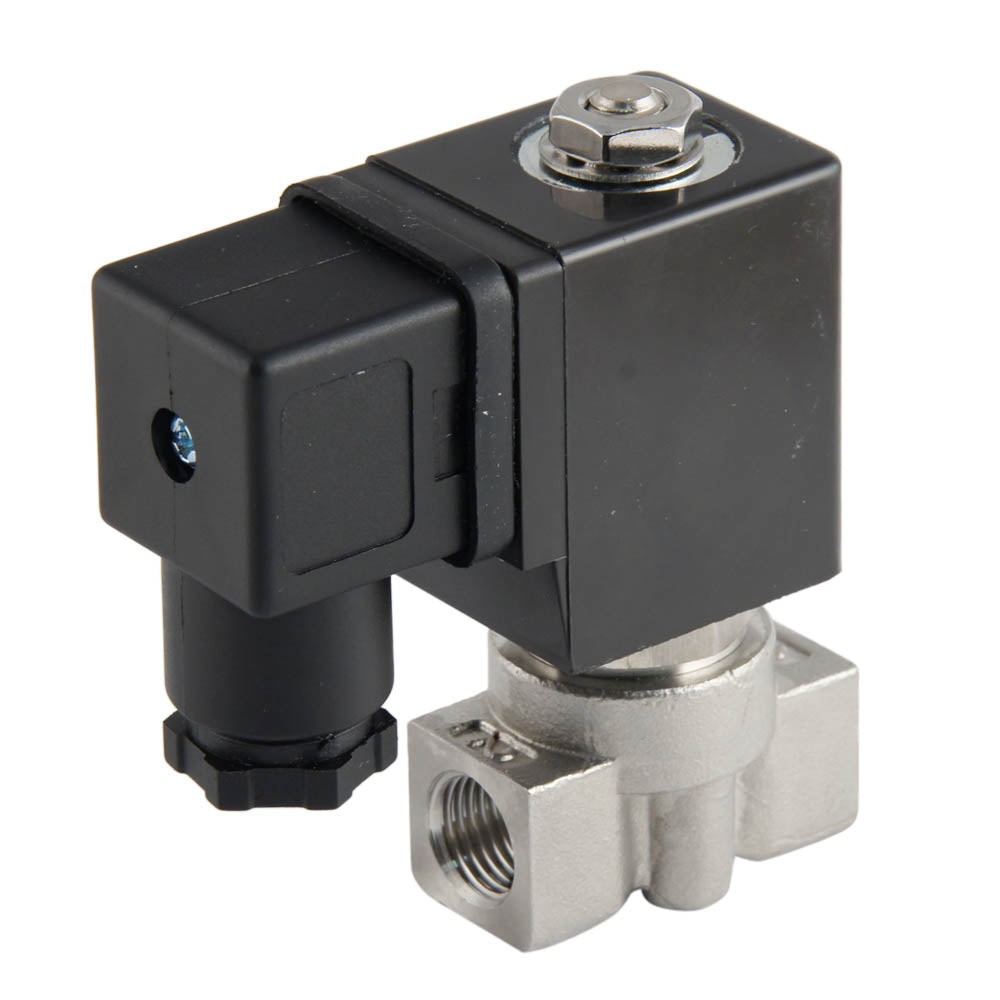 Electroválvula ST-DA 1/4'' acero inoxidable FKM 0-13bar 24V AC