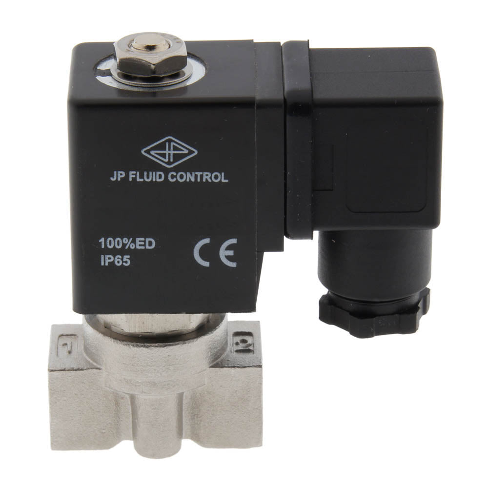 Electroválvula ST-DA 1/8'' acero inoxidable FKM 0-13bar 12V DC
