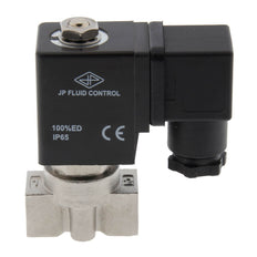 Electroválvula ST-DA 1/8'' acero inoxidable FKM 0-13bar 12V DC