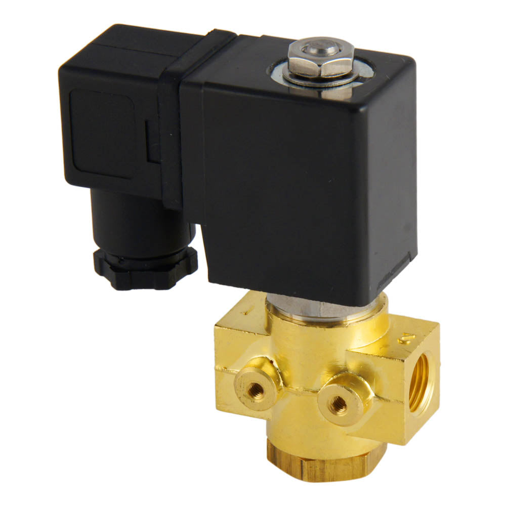 Electroválvula ST-DB 1/4'' NO latón EPDM 0-12bar 24V AC