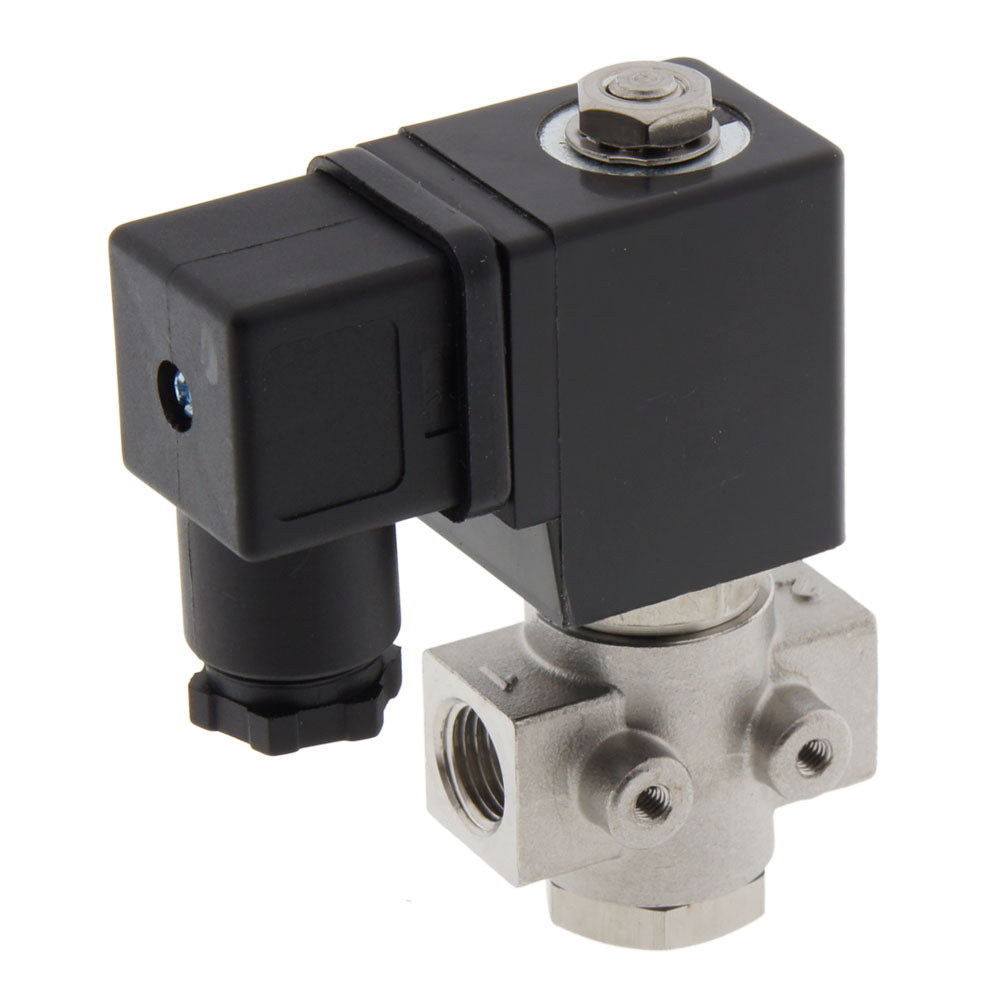 Electroválvula ST-DB 1/4'' NO acero inoxidable EPDM 0-12bar 120V AC