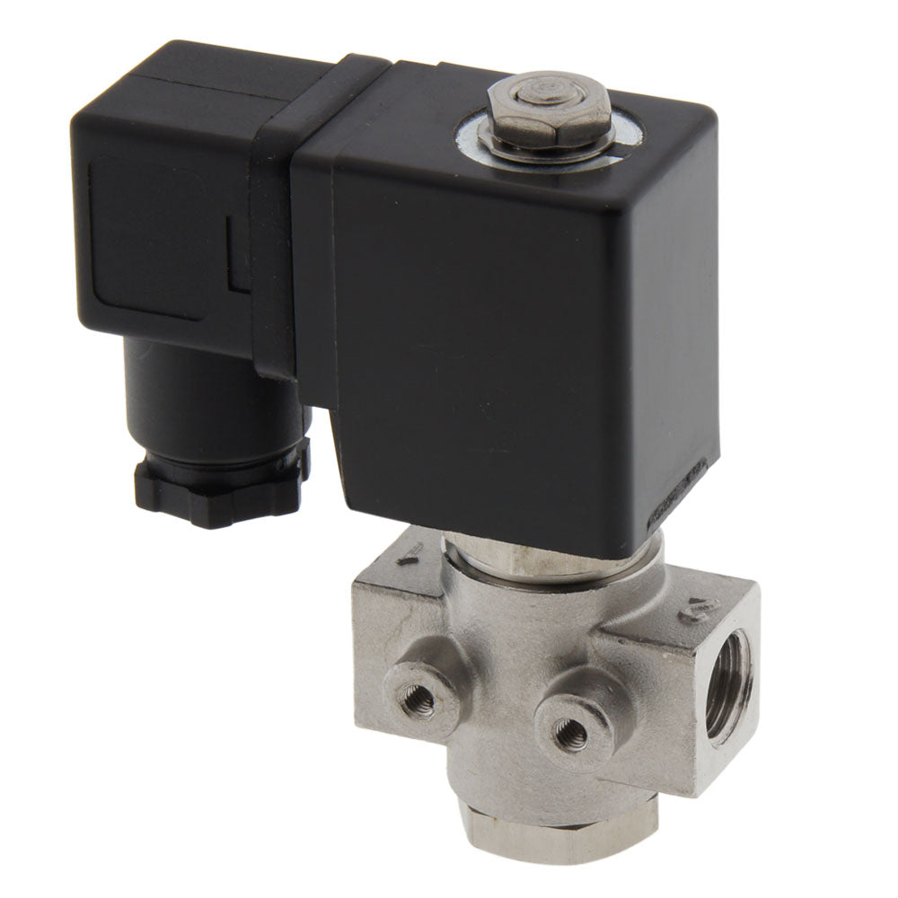 Electroválvula ST-DB 1/4'' NO acero inoxidable EPDM 0-12bar 120V AC