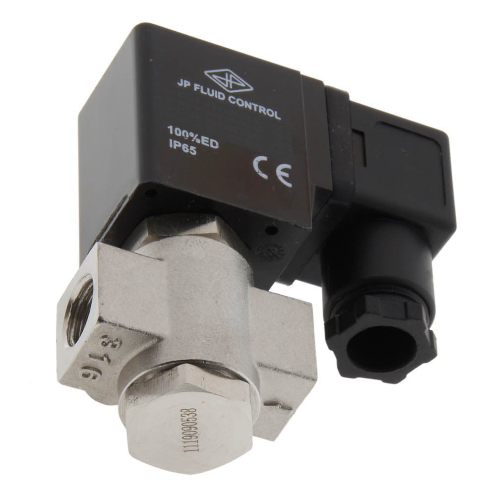 Electroválvula ST-DB 1/4'' NO acero inoxidable EPDM 0-12bar 120V AC