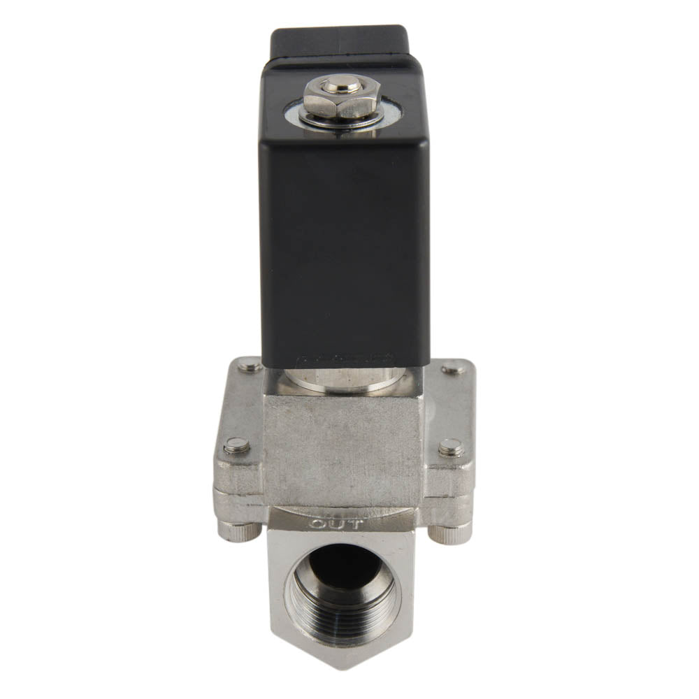 Electroválvula ST-IA 1/2'' acero inoxidable FKM 0,5-16bar 12V DC