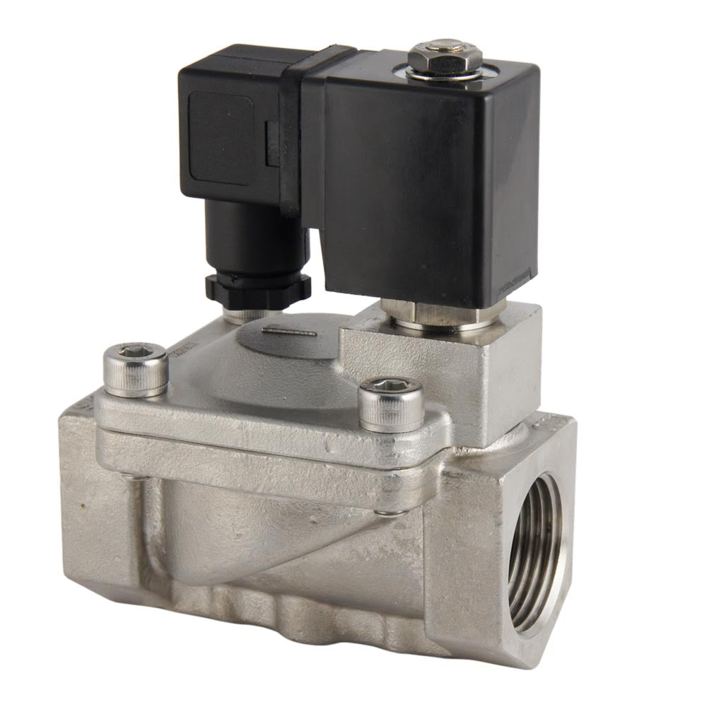 Electroválvula ST-IA 1'' acero inoxidable FKM 0,5-16bar 12V DC