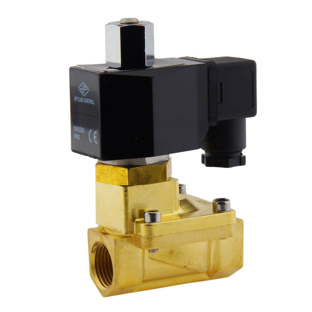 Electroválvula ST-IB 1/2'' NO latón FKM 0,5-13bar 12V DC