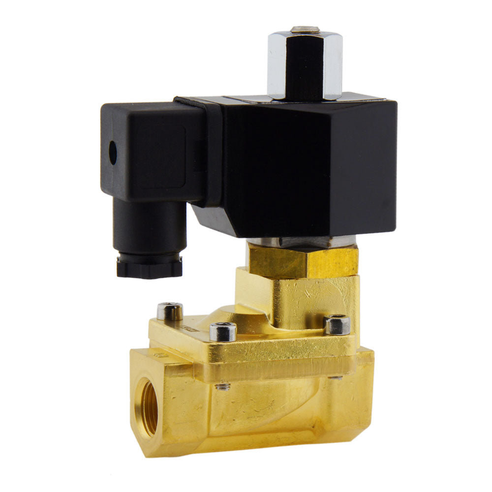 Electroválvula ST-IB 3/8'' NO latón FKM 0,5-13bar 12V DC
