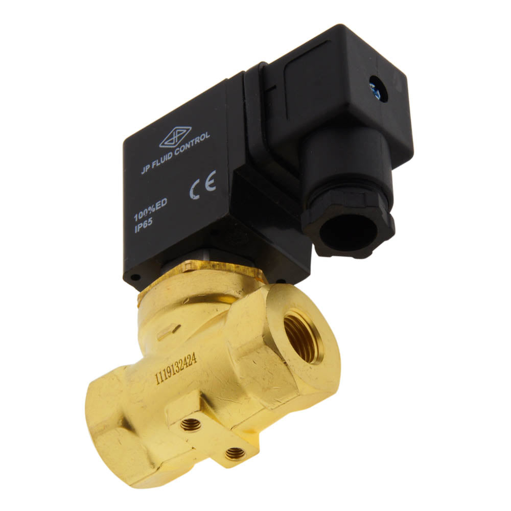 Electroválvula ST-SA 1/4'' latón FKM 0-10bar 12V DC