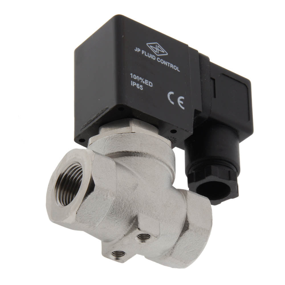 Electroválvula ST-SA 3/8'' NPT acero inoxidable EPDM 0-16bar 24V AC