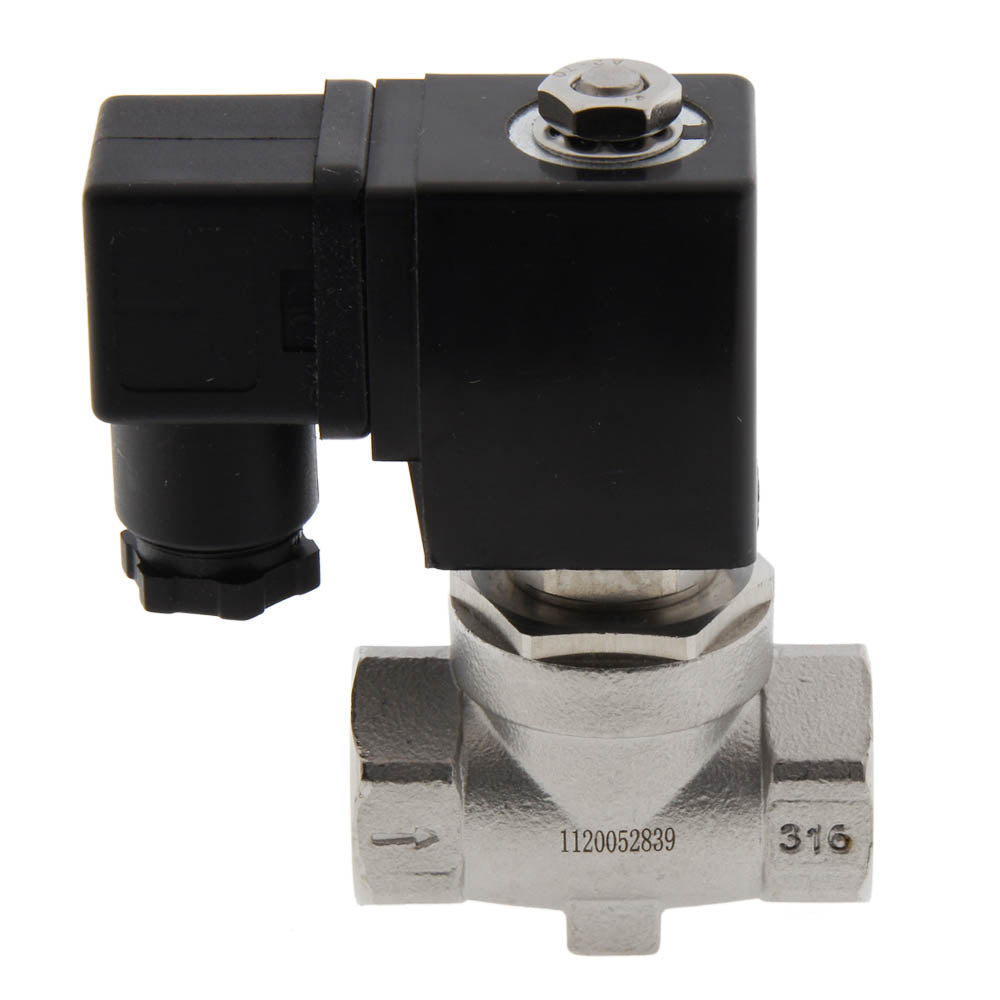 Electroválvula ST-SA 3/8'' NPT acero inoxidable EPDM 0-16bar 24V AC