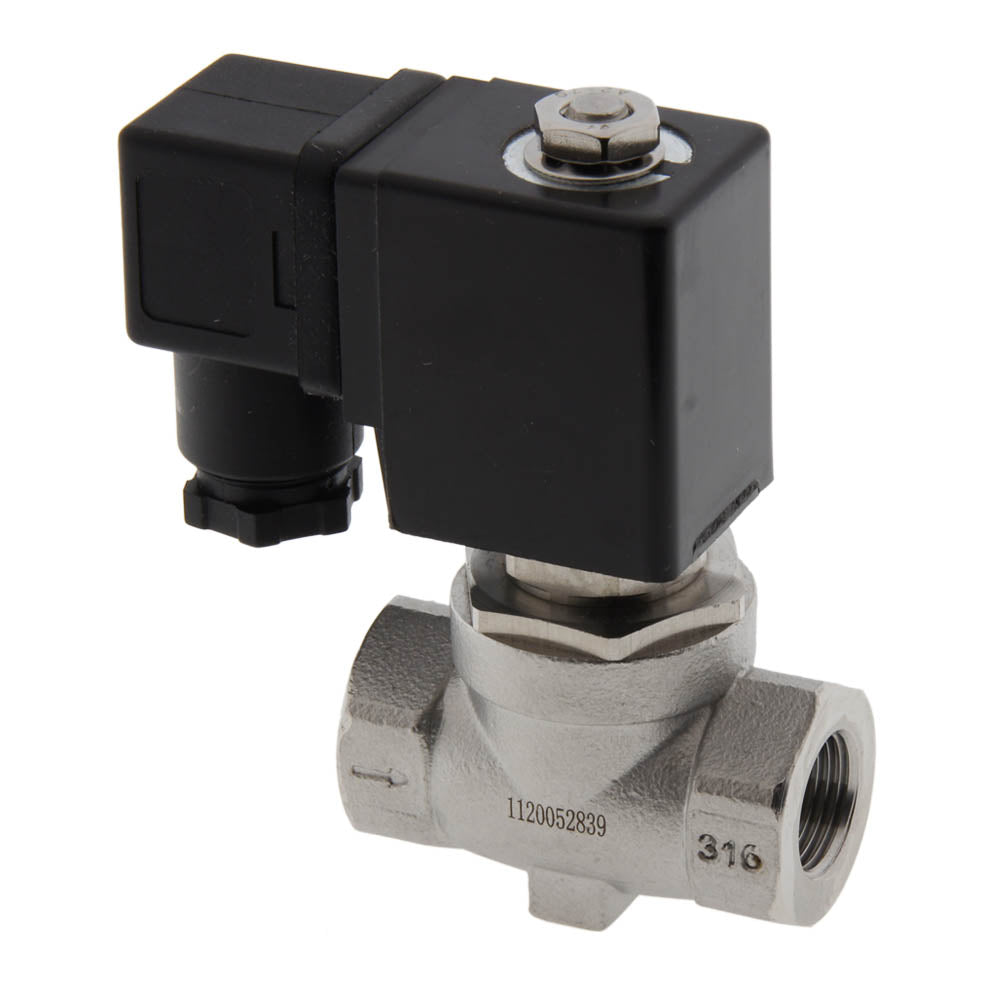 Electroválvula ST-SA 3/8'' acero inoxidable EPDM 0-16bar 230V AC