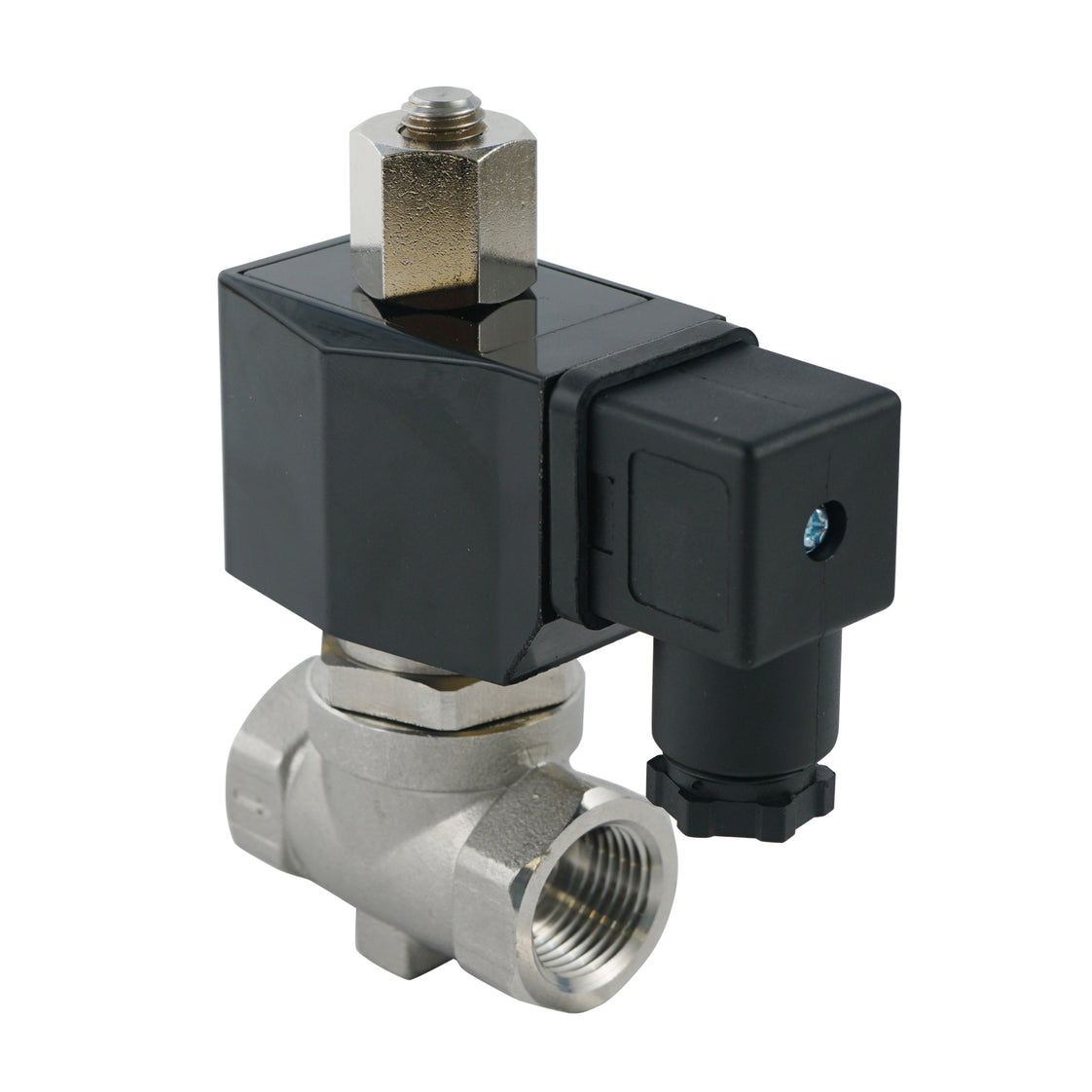 Electroválvula ST-SB 1/4'' NA acero inoxidable EPDM 0-10bar 12V CC