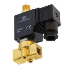 Electroválvula TW-DC 1/4'' 3/2 vías DI latón FKM 0-5bar 12V DC