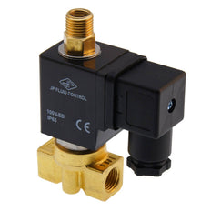 Electroválvula TW-DD 1/4'' 3/2 vías UN latón FKM 0-3,5bar 24V AC