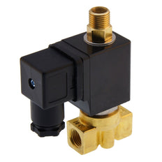 Electroválvula TW-DD 1/4'' 3/2 vías UN latón FKM 0-3,5bar 24V AC