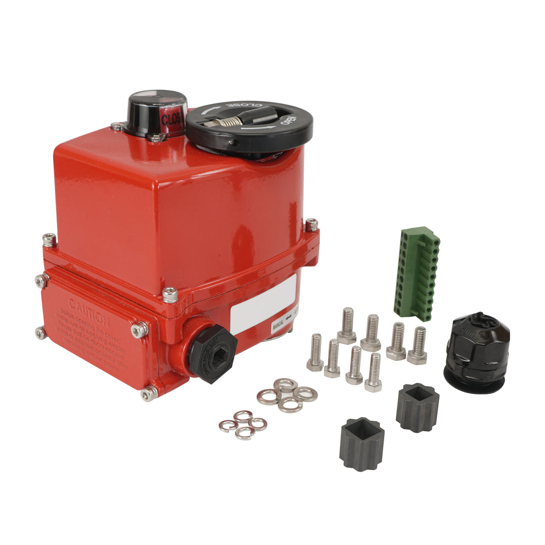 Actuador AG5 24 V AC/DC 50 Nm de par con accionamiento manual