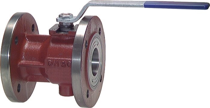 DN 65 PN 16 Cast Iron 2-Way Flanged Ball Valve