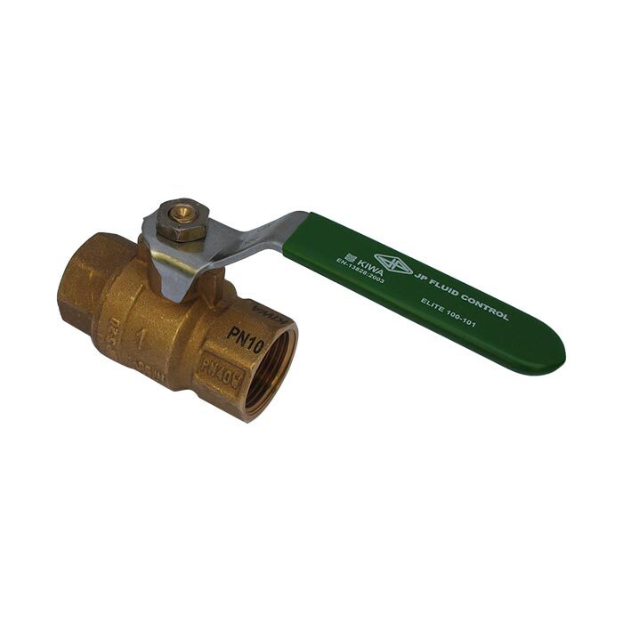 100-4MS - G1-1/2'' 2-Way Ball Valve Full Bore F/F - Drinking Water - Anti-legionella