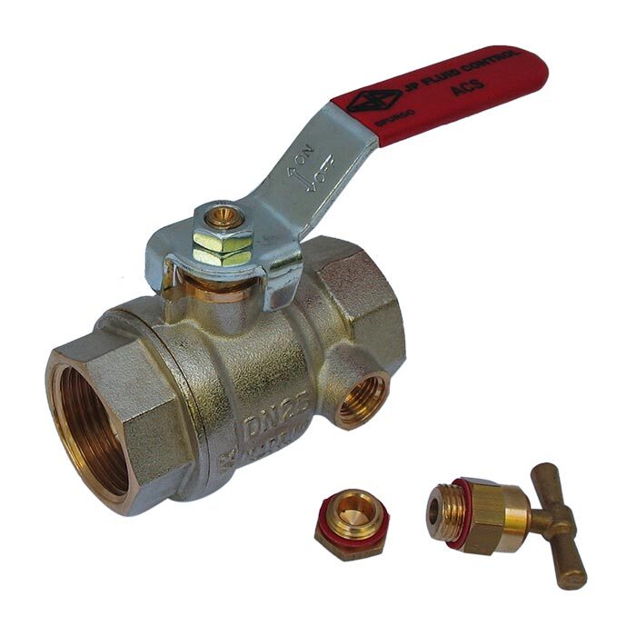 68 - G1/2'' 2-Way Ball Valve Full Bore F/F - Bleed Point