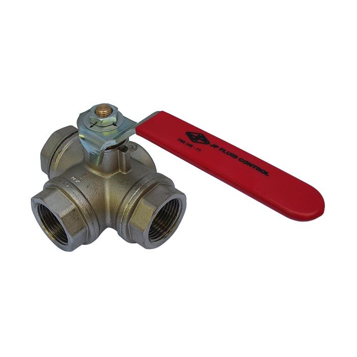 70 - G3/4'' 3-Way (L) Ball Valve F/F/F