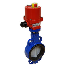 DN80 (3 inch) 12VDC Lug Electric Butterfly Valve GG25-Cast iron-EPDM - BFLL