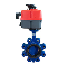 Electric Butterfly Valve DN150 24-240V AC/DC Modulating Fail-Safe Lug GGG40 EPDM Drinking water J+J