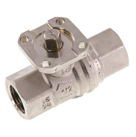 Válvula de bola de latón G1/2'' 2 vías ISO-Top PN40 - BL2BA