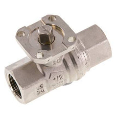 Válvula de bola de latón G1/2'' 2 vías ISO-Top PN40 - BL2BA