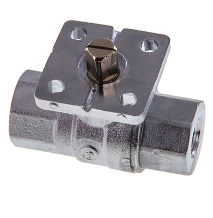 Válvula de bola de latón Rp1/4'' 2 vías ISO-Top PN40 - BL2BA