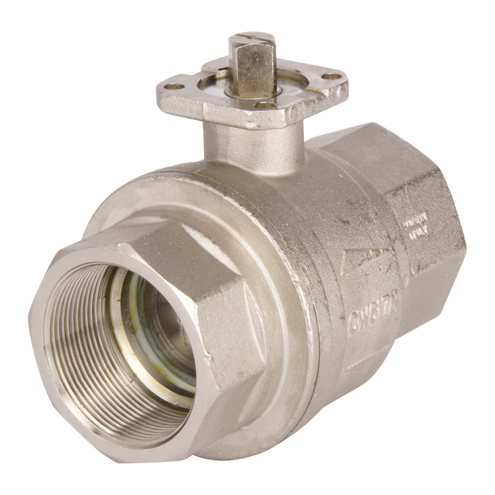 G2-1/2'' Válvula de bola neumática de latón de 2 vías cerrada por muelle - BL2BA