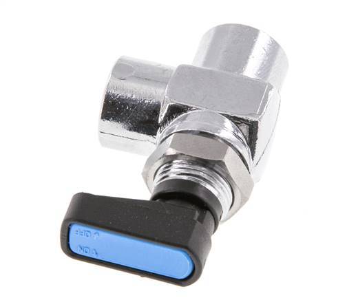 G 1/4 Inch Compact 2-Way Right Angle Brass Ball Valve