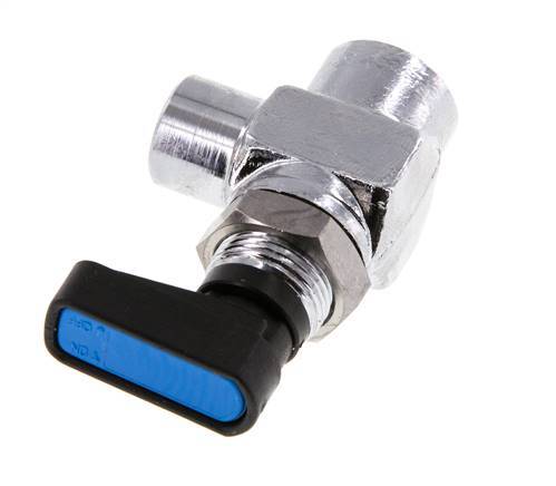 Válvula de bola de latón compacta de 2 vías de 1/8 de pulgada