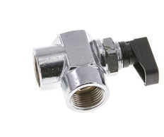 Válvula de bola de latón compacta de 2 vías de 3/8 pulgadas