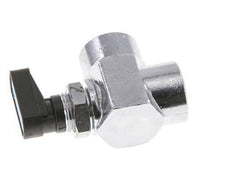 Válvula de bola de latón compacta de 2 vías de 3/8 pulgadas