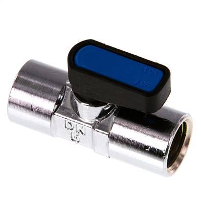 Rp 1/4 inch 2-Way Brass Mini Ball Valve Compact EN331 Gas 20 Bar
