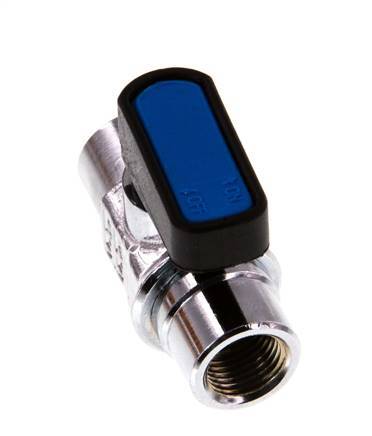 Rp 1/8 pulgada Mini válvula de bola de latón de 2 vías compacta EN331 Gas 20 Bar