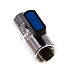 Válvula de bola macho a hembra R/Rp de 3/8 pulgadas de 2 vías de latón compacta EN331 Gas 20 Bar