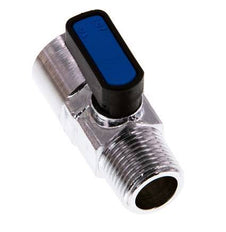 Válvula de bola macho a hembra R/Rp de 3/8 pulgadas de 2 vías de latón compacta EN331 Gas 20 Bar