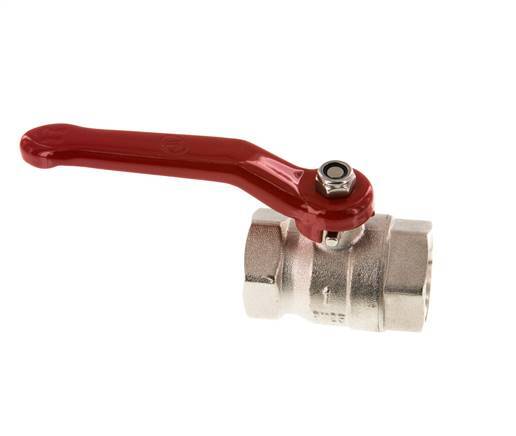 Válvula de bola de 2 vías Rp1'' Latón PTFE/NBR 25 bar - BL2BM