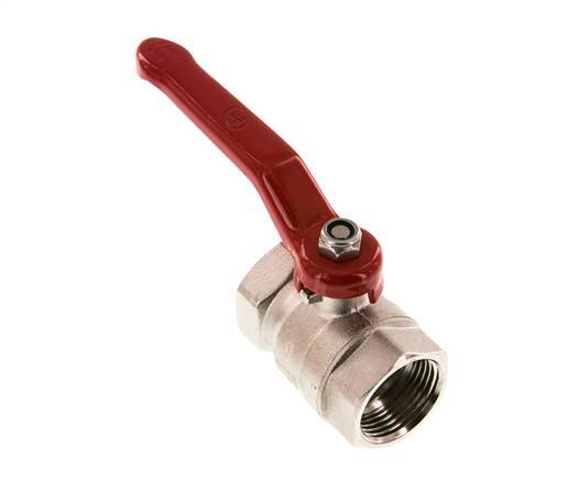 Válvula de bola de 2 vías Rp1'' Latón PTFE/NBR 25 bar - BL2BM