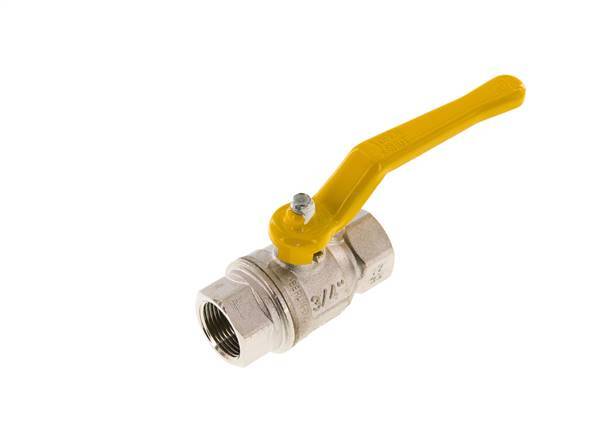 Válvula de bola de latón de 2 vías para gas Rp 3/4 pulgadas