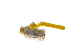 Válvula de bola de latón de 1 pulgada macho a hembra R/Rp para gas de 2 vías