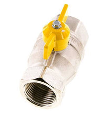 Válvula de bola de latón de 2 vías para gas de 1 pulgada