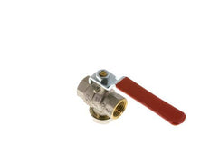 G Válvula de bola de latón de 2 vías con filtro integrado de 1/2 pulgada