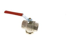 G 1-1/2 inch Integrated Strainer 2-Way Brass Ball Valve