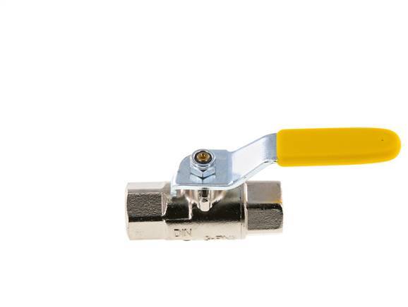 Válvula de bola de latón de 2 vías para oxígeno Rp 3/8 pulgadas